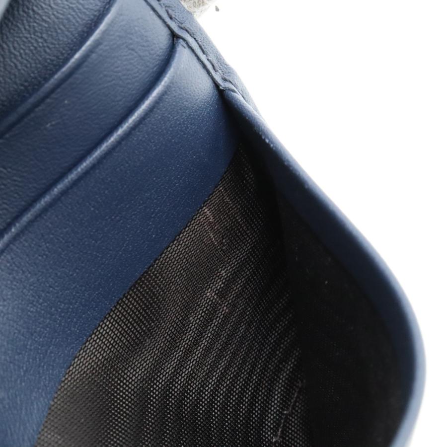 GUCCI グッチ GGマーモント 2つ折財布 二つ折り財布 コンパクトウォレット デニム レザー パール ライトブルー 青 466492 | GUCCI | 06