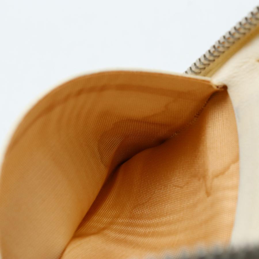 CHANEL シャネル ココマーク カードケース 名刺入れ ラウンドファスナー パンチング レザー ブラック 黒 アイボリー 白 | CHANEL | 07