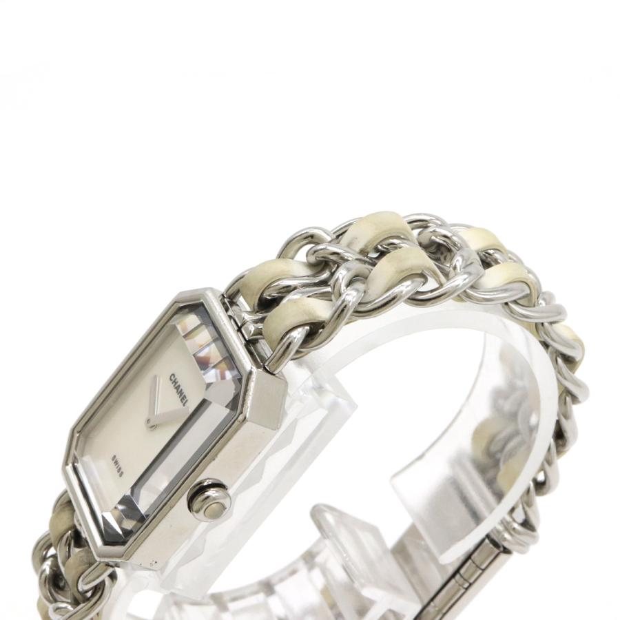 CHANEL シャネル プルミエール ホワイトシェル文字盤 Mサイズ SS 革 レディース 腕時計 H1639 | CHANEL | 05
