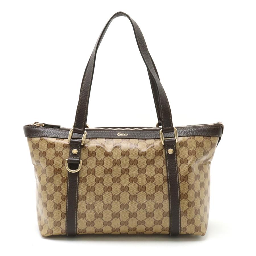 グッチ GGキャンバス トートバッグ レザー A4 ゴールド金具088