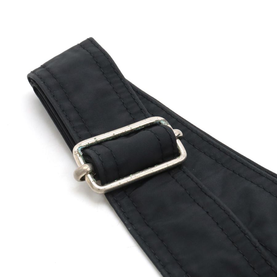 HERMES エルメス アカプルコ バンドリエールMM ショルダーバッグ ポシェット 斜め掛け ナイロン レザー ブラック 黒 | HERMES | 03