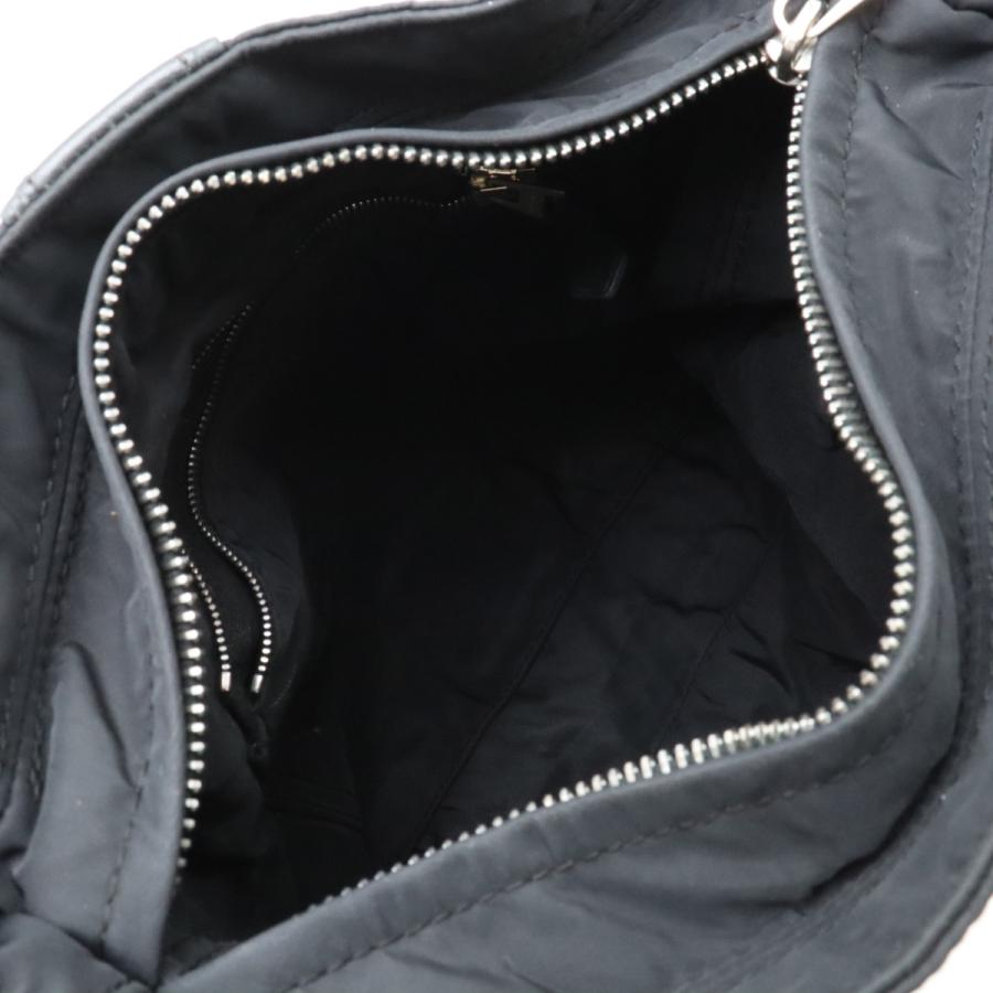 HERMES エルメス アカプルコ バンドリエールMM ショルダーバッグ ポシェット 斜め掛け ナイロン レザー ブラック 黒 | HERMES | 05