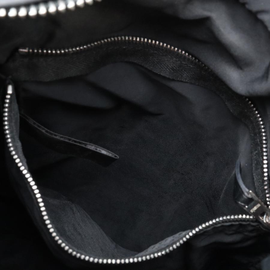 HERMES エルメス アカプルコ バンドリエールMM ショルダーバッグ ポシェット 斜め掛け ナイロン レザー ブラック 黒 | HERMES | 07