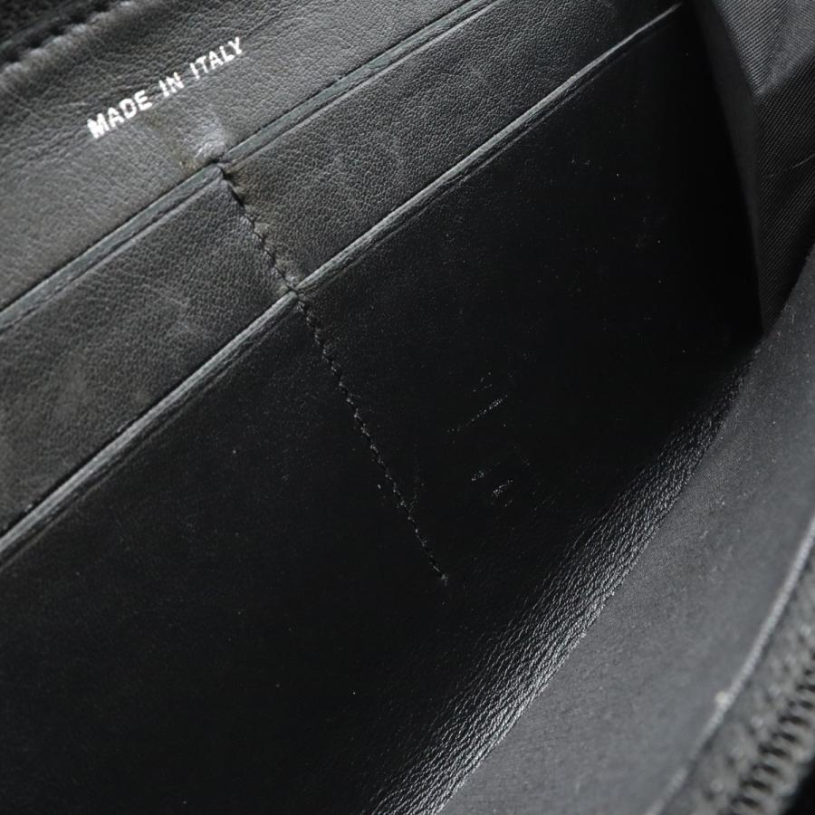 CHANEL シャネル メイクアップ ココマーク ラウンドファスナー 長財布 エナメル パテントレザー ブラック 黒 シルバー金具 A47662 | CHANEL | 06