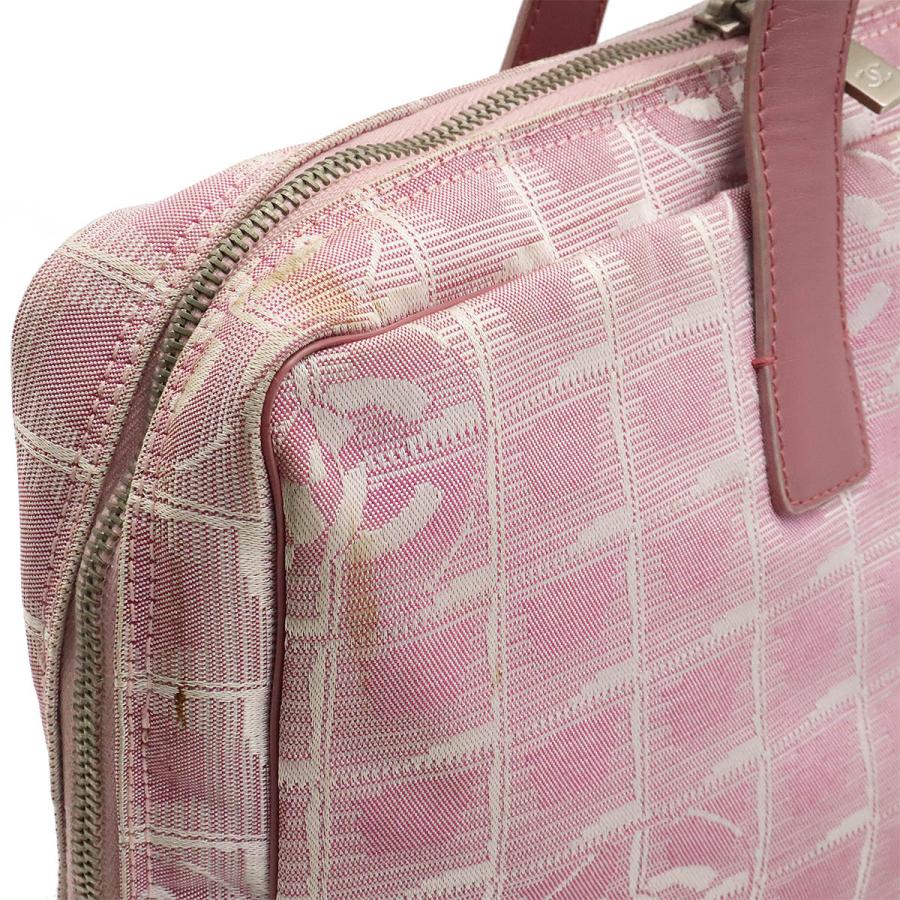 CHANEL シャネル ニュートラベルライン ビジネスバッグ ブリーフケース 書類カバン パソコンケース ナイロンジャガード ピンク A15974 | CHANEL | 03