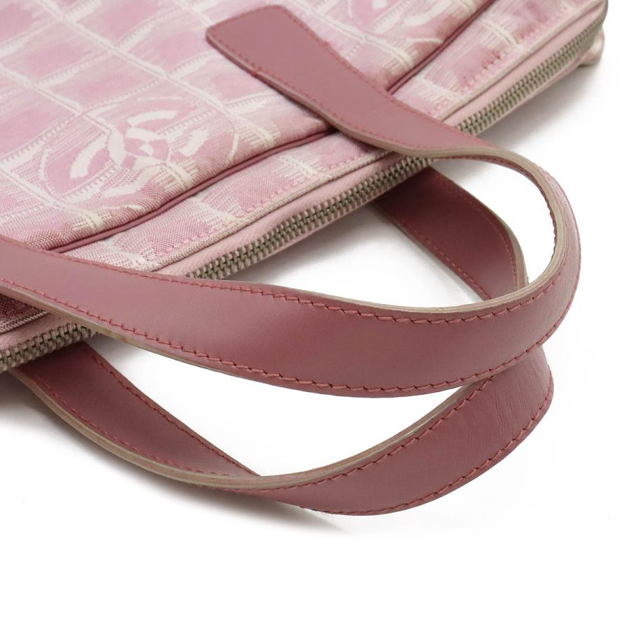 CHANEL シャネル ニュートラベルライン ビジネスバッグ ブリーフケース 書類カバン パソコンケース ナイロンジャガード ピンク A15974 | CHANEL | 04