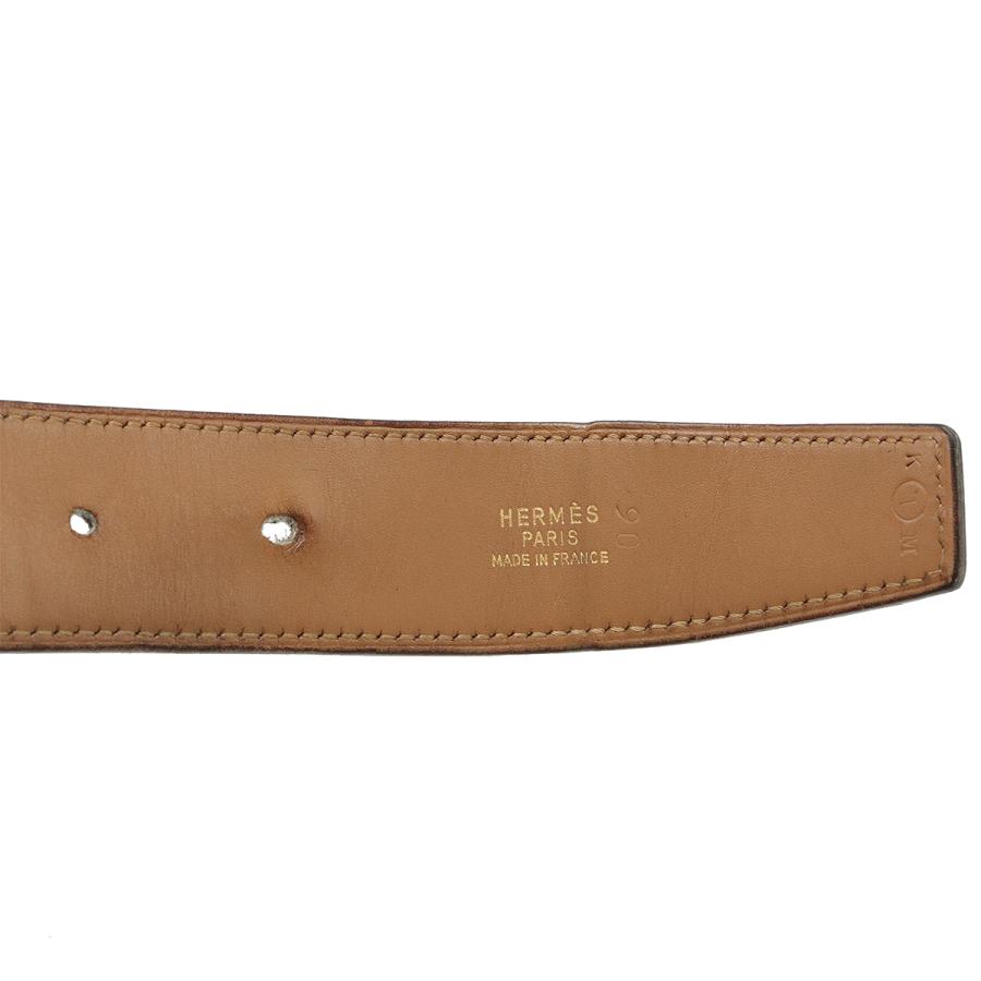 HERMES エルメス クロコダイル ポロサス ワニ革 レザー ブラック 黒 #90 ○T刻印 バックル欠品 | HERMES | 05