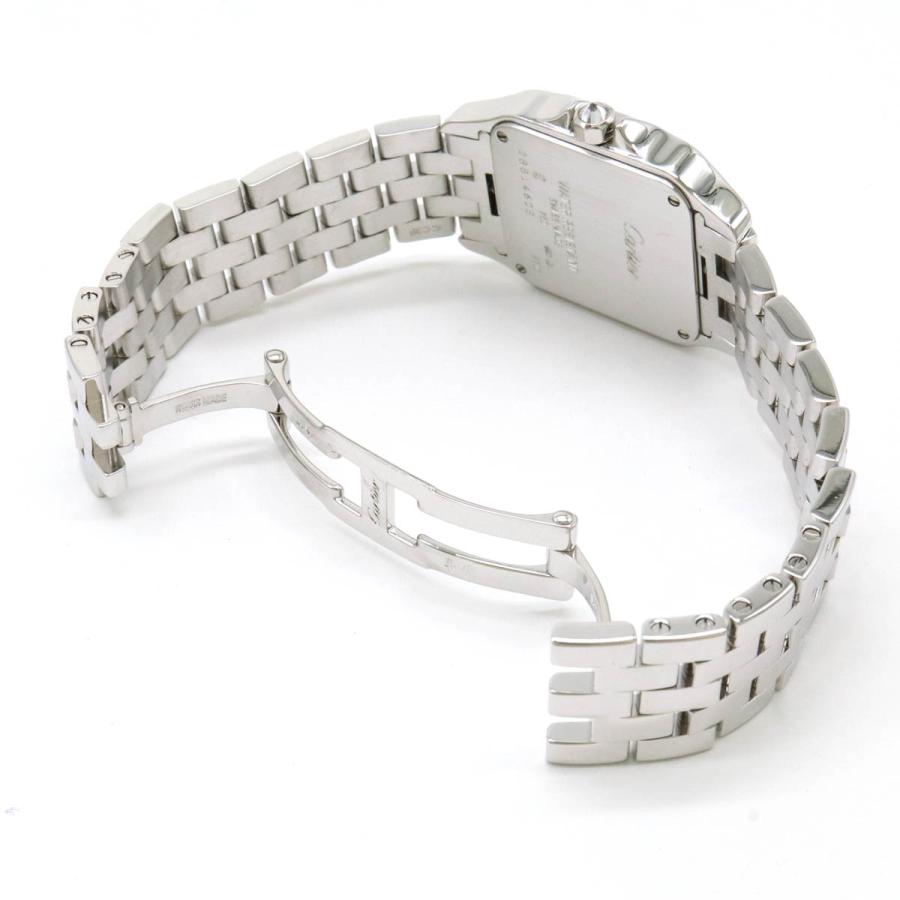 Cartier カルティエ サントスドゥモワゼル LM ベゼルダイヤ シルバー文字盤 ホワイトゴールド レディース QZ クォーツ 腕時計 | Cartier | 07