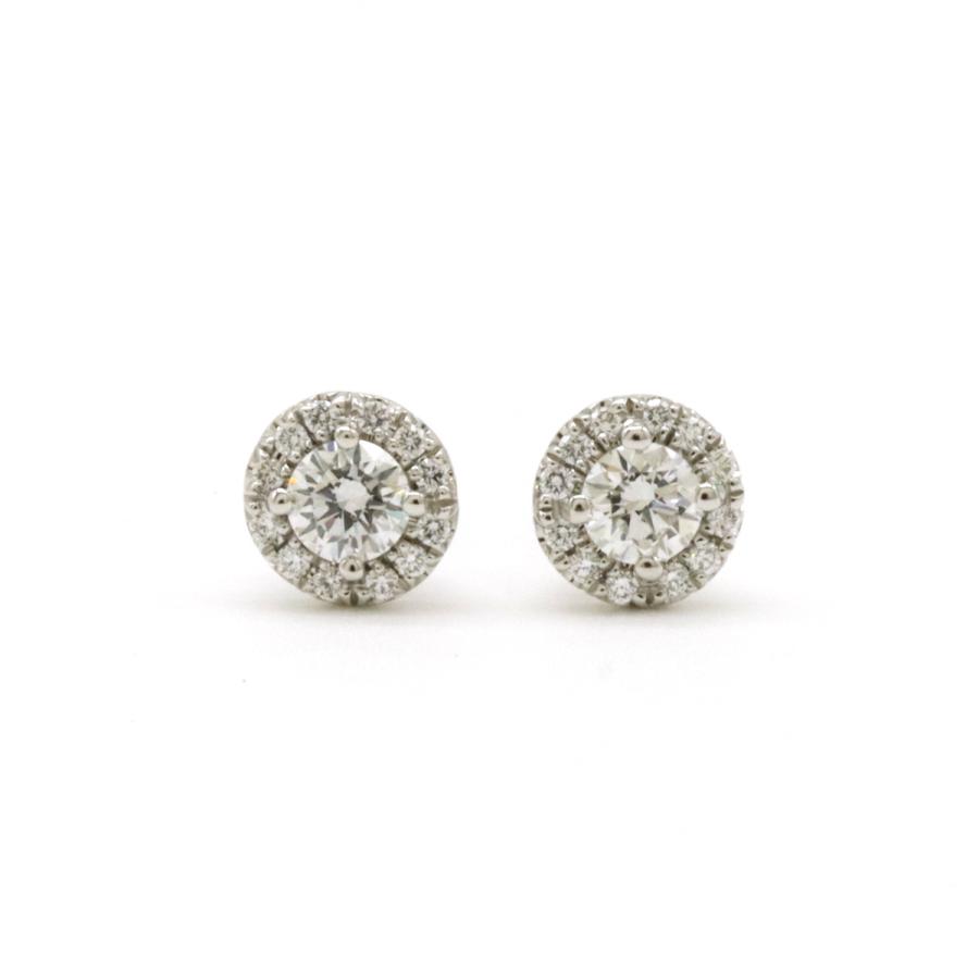 TIFFANY&Co. ティファニー ソレスト ピアス Pt950 プラチナ ダイヤモンド | TIFFANY&Co.