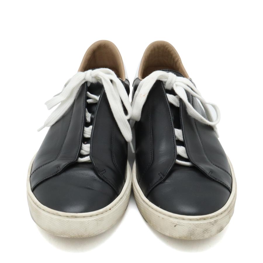 HERMES エルメス スニーカー シューズ レザー ブラック 黒 ホワイト 白 日本サイズ約25.5-26cm | HERMES | 03