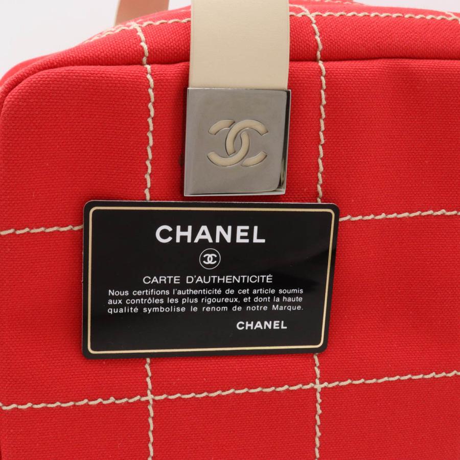 シャネル　CHANEL ミニボストンバッグ　レッド　レザー　ビッグココマークロゴ CHANEL シャネル ココマーク ミニボストンバッグ ショルダー