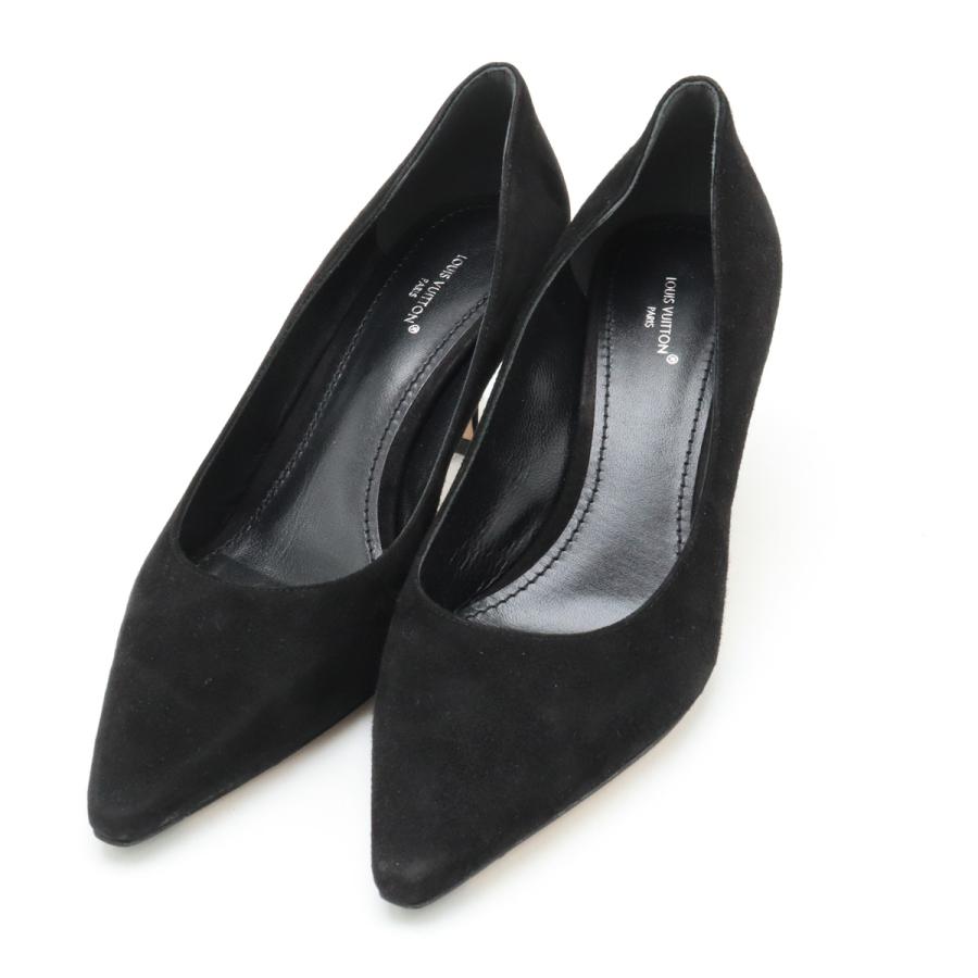 ルイヴィトン パンプス 黒 LOUIS VUITTON ルイ ヴィトン ポインテッド