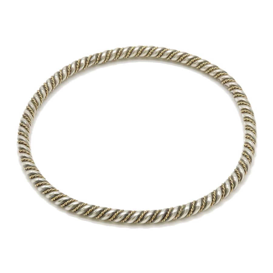 TIFFANY&Co. ティファニー ツイスト バングル ブレスレット SV925 シルバー 750YG イエローゴールド | TIFFANY&Co.