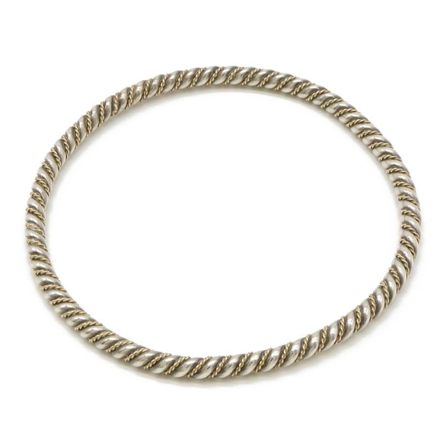 TIFFANY&Co. ティファニー ツイスト バングル ブレスレット SV925 シルバー 750YG イエローゴールド | TIFFANY&Co. | 01