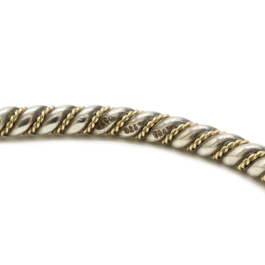 TIFFANY&Co. ティファニー ツイスト バングル ブレスレット SV925 シルバー 750YG イエローゴールド | TIFFANY&Co. | 03