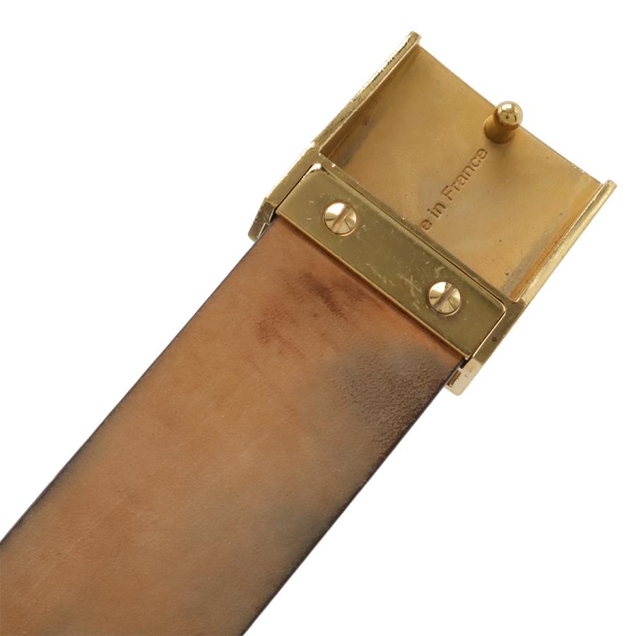 LOUIS VUITTON ルイ ヴィトン モノグラム サンチュール キャレ ベルト メンズ 紳士用 ゴールド金具 #85 M6800V | LOUIS VUITTON | 03