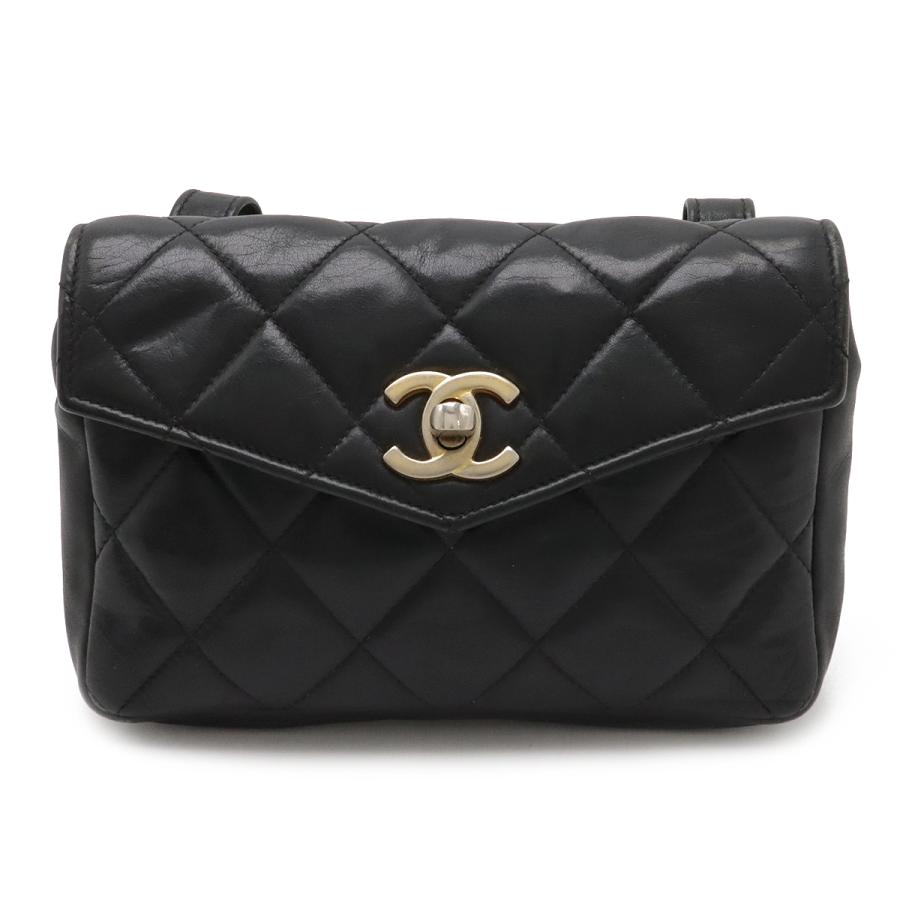 CHANEL シャネル マトラッセ ココマーク ベルトバッグ ボディバッグ 