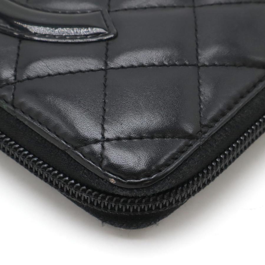 CHANEL シャネル カンボンライン ココマーク ラウンドファスナー 長  