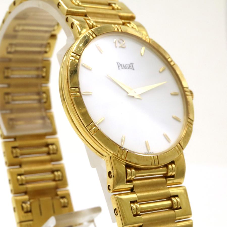 PIAGET ピアジェ ダンサー ホワイト文字盤 K18YG 750 金無垢 PIAGET ピアジェ ダンサー ホワイト文字盤 K18YG 750 金無垢
