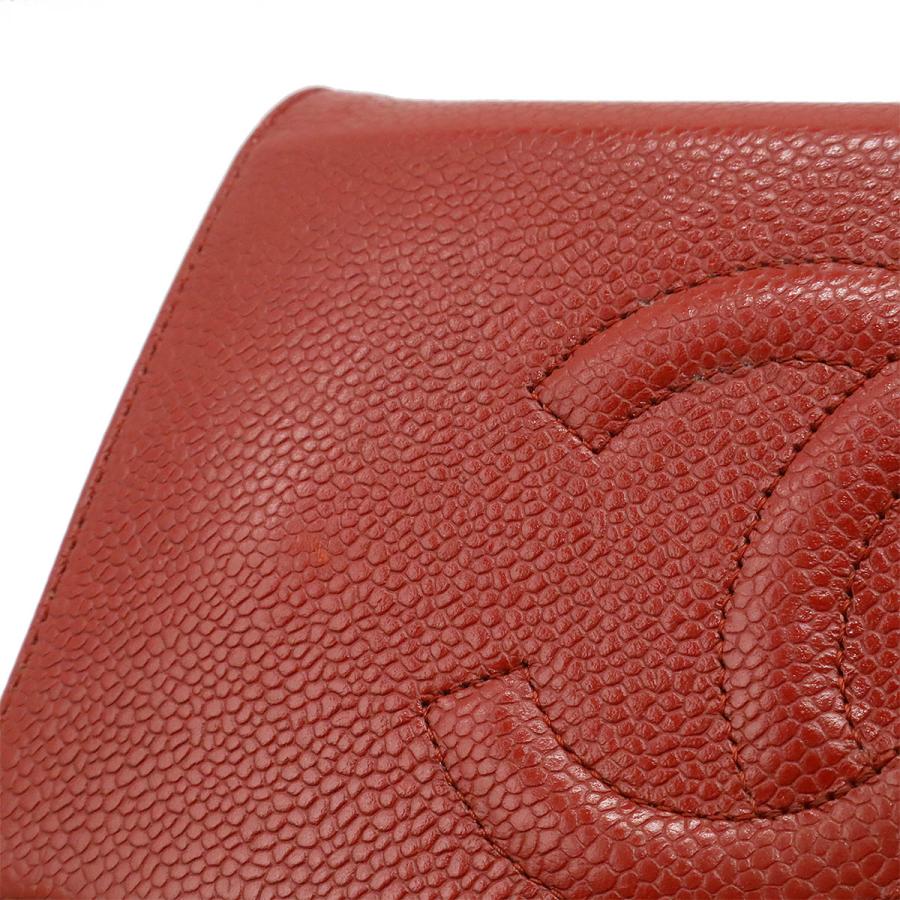 CHANEL（シャネル） ココマーク キャビアスキン チェーンウォレット