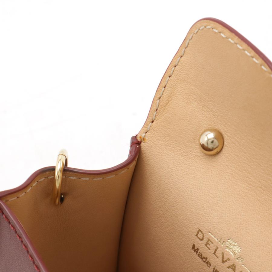 DELVAUX デルヴォー ブリヨン ミニチュア バッグチャーム キーホルダー ミニバッグ 小物入れ レザー ボルドー ゴールド金具 |  | 05
