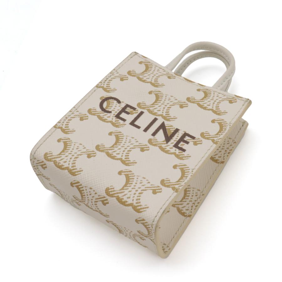 CELINE セリーヌ マイクロ バーティカル カバ バッグチャーム 