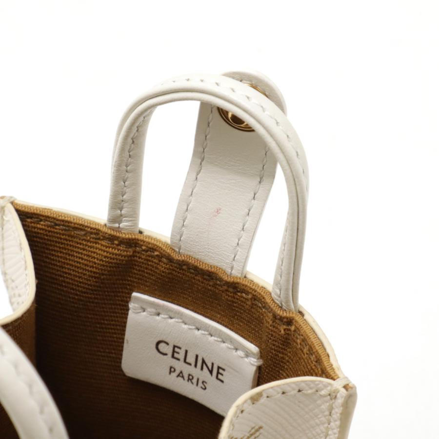 CELINE セリーヌ マイクロ バーティカル カバ バッグチャーム 