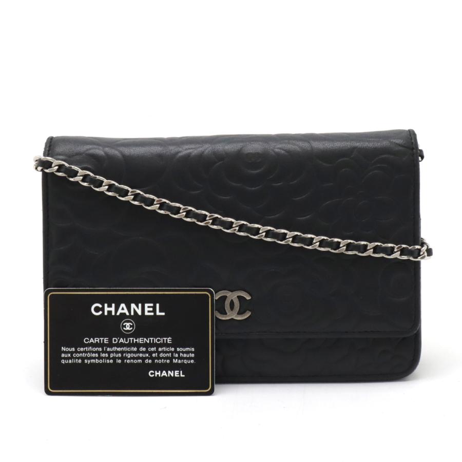 CHANEL（シャネル） カメリア チェーンウォレット ショルダーバッグ