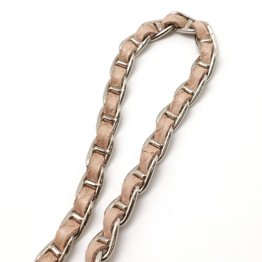 PRADA プラダ AYERS METAL チェーンウォレット ショルダーバッグ 2WAY クラッチバッグ パイソン レザー NUDO ベージュ 海外ブティック購入品 1MT290 | PRADA | 03