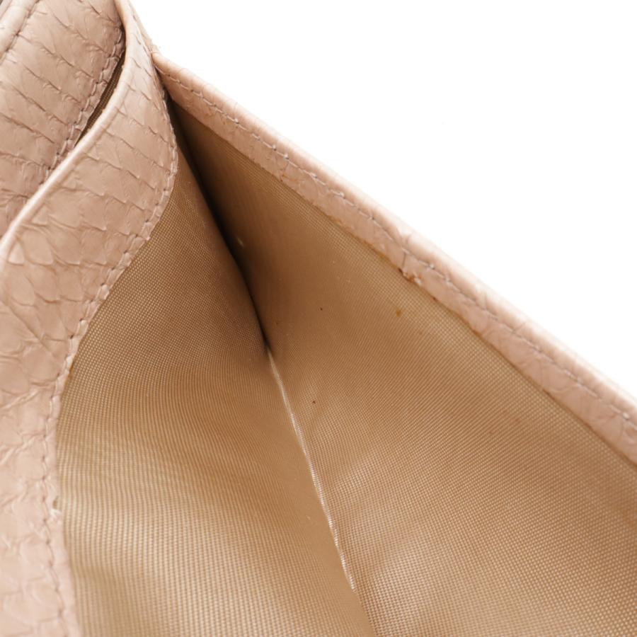 PRADA プラダ AYERS METAL チェーンウォレット ショルダーバッグ 2WAY クラッチバッグ パイソン レザー NUDO ベージュ 海外ブティック購入品 1MT290 | PRADA | 07