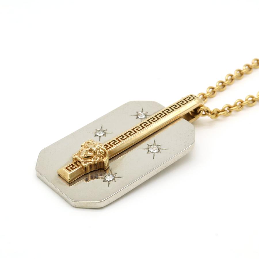美品✨　VERSACE　ヴェルサーチ　ネックレス　メデューサ　グレカ　1808 VERSACE（ヴェルサーチェ） ヴェルサーチ ベルサーチ メデューサ