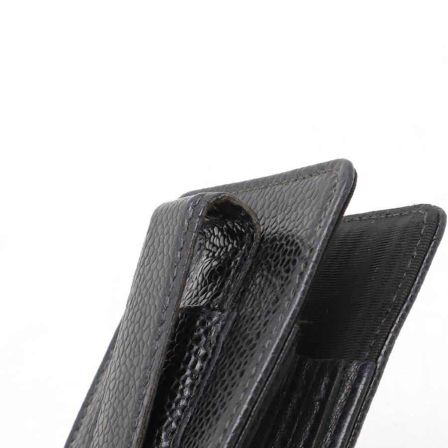 CHANEL シャネル ココマーク 携帯ケース ペンケース 眼鏡ケース マルチケース キャビアスキン レザー ブラック 黒 A18676 | CHANEL | 03