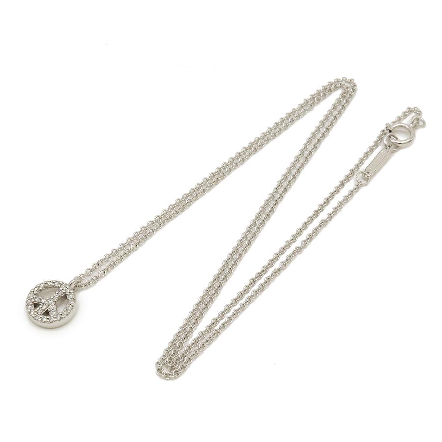 TIFFANY&Co. ティファニー メトロピース ダイヤ ネックレス ペンダント サークル ラウンド K18WG 750WG ホワイトゴールド ダイヤモンド | TIFFANY&Co. | 01