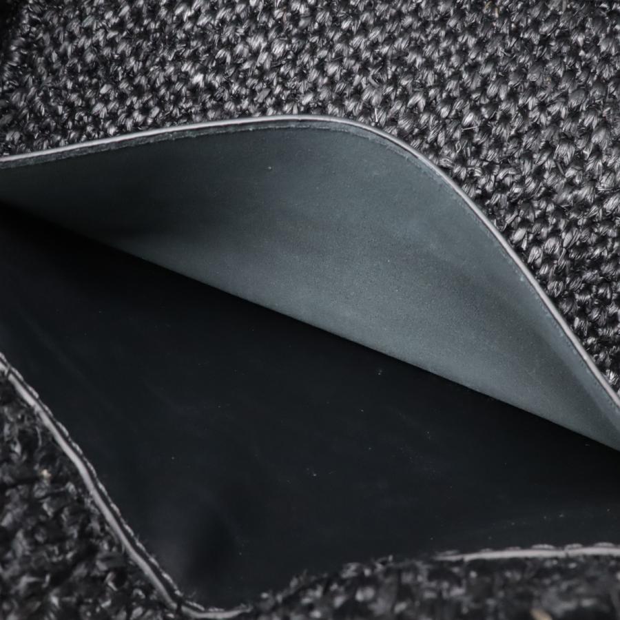 LOEWE ロエベ ロエベフォント トート ミディアム トートバッグ 2WAY ショルダーバッグ ラフィア レザー ブラック 黒 ホワイト 白 | LOEWE | 07