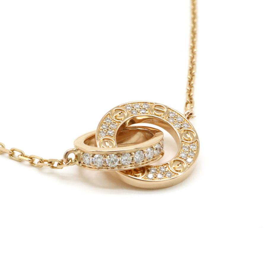 Cartier カルティエ ラブサークル ネックレス ラブ LOVE LΘVE ペンダント K18PG 750PG ピンクゴールド ダイヤモンド | Cartier | 02