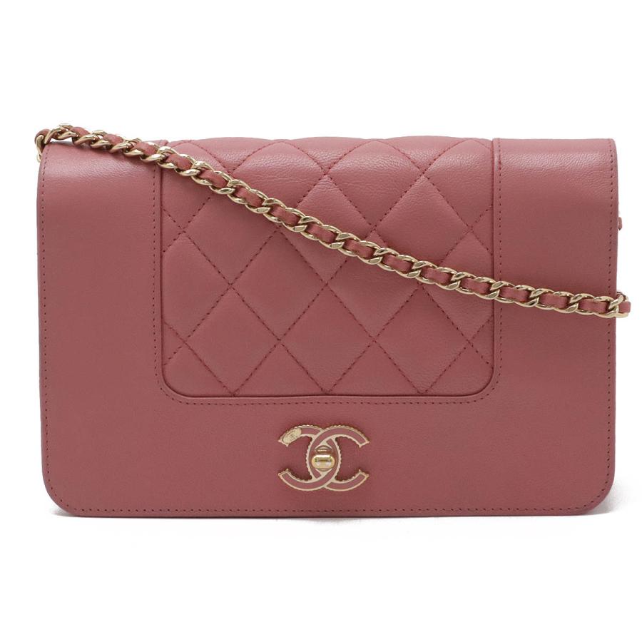 CHANEL シャネルマドモアゼルマトラッセココマークピンク系