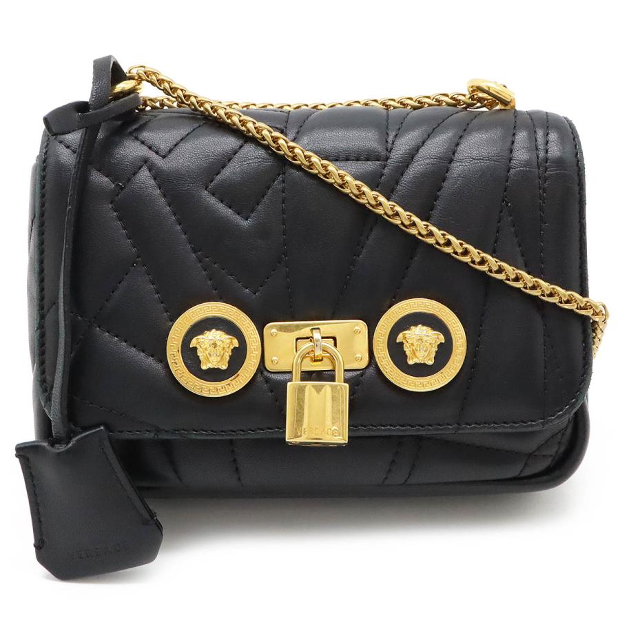 VERSACE ヴェルサーチ メデューサ フラップ チェーンショルダーバッグ 