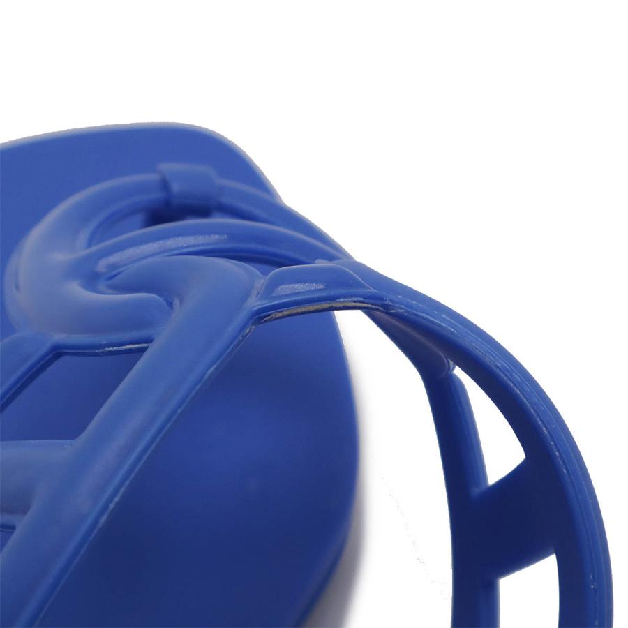 HERMES エルメス エジェリ シェーヌダンクル ビーチサンダル トングサンダル ラバー ブルー 青 #38 日本サイズ約24.5cm | HERMES | 08