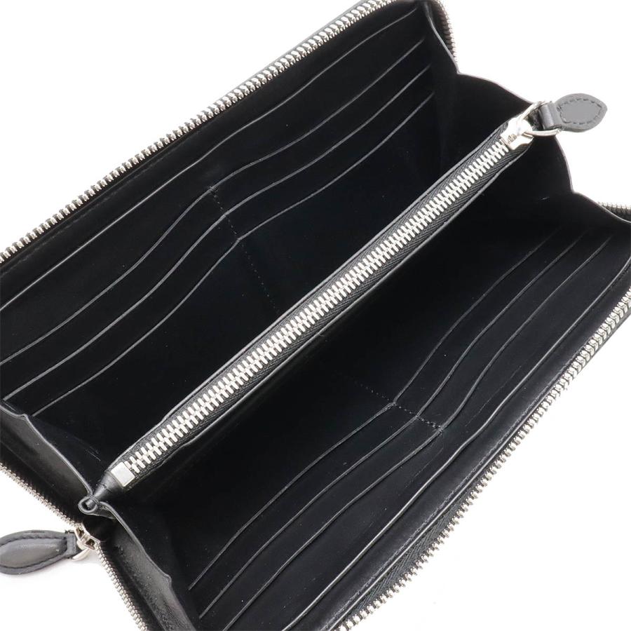 Berluti ベルルッティ イタウバ ネオ スクリットレザー ロングジップ ウォレット ラウンドファスナー 長財布 ヴェネチアレザー ブラック 黒 | Berluti | 04