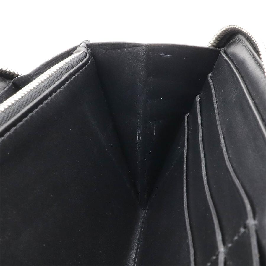Berluti ベルルッティ イタウバ ネオ スクリットレザー ロングジップ ウォレット ラウンドファスナー 長財布 ヴェネチアレザー ブラック 黒 | Berluti | 05