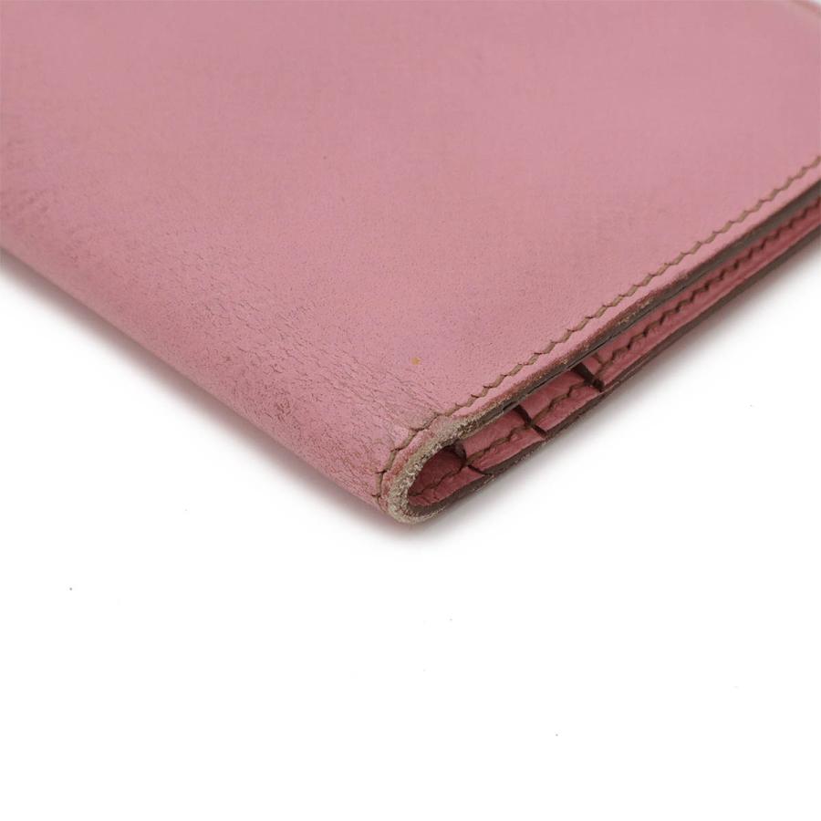 HERMES エルメス ベアン クラシック 2つ折長財布 二つ折り長財布 レザー ピンク シルバー金具 | HERMES | 02