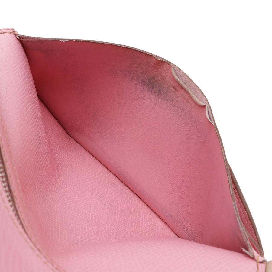 HERMES エルメス ベアン クラシック 2つ折長財布 二つ折り長財布 レザー ピンク シルバー金具 | HERMES | 05