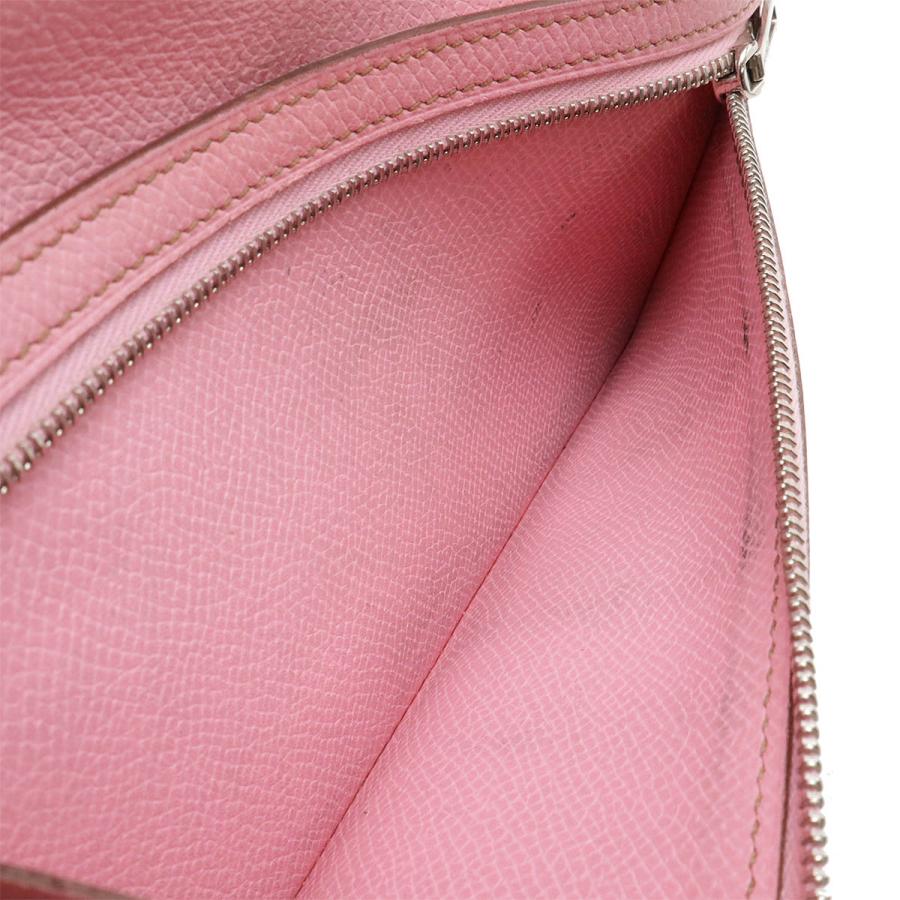 HERMES エルメス ベアン クラシック 2つ折長財布 二つ折り長財布 レザー ピンク シルバー金具 | HERMES | 07