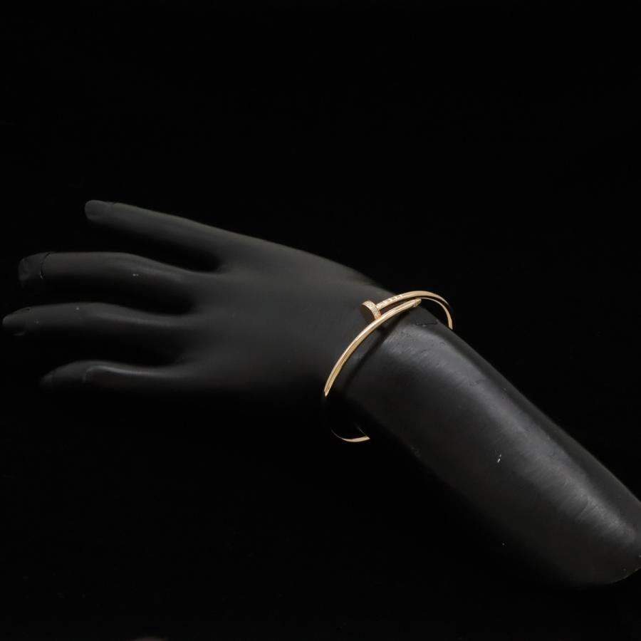 Cartier カルティエ ジュスト アン クル スモール SM ブレスレット K18PG ピンクゴールド ダイヤモンド D0.18ct #16 B6065817 | Cartier | 05
