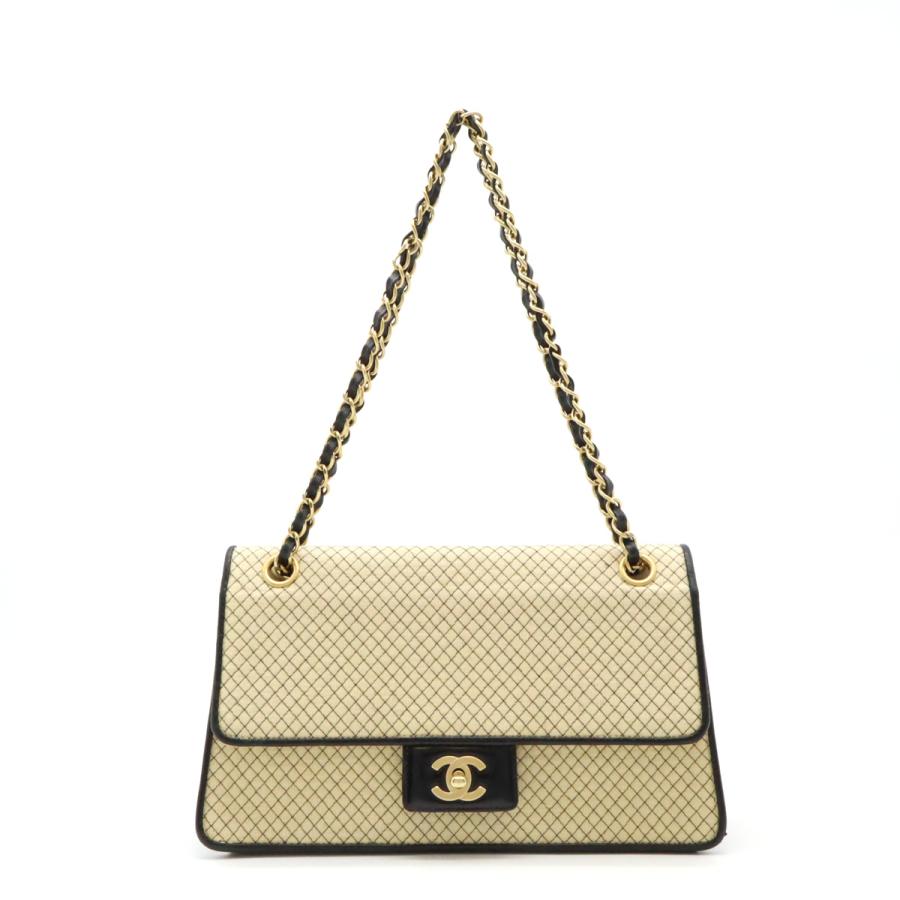 CHANEL シャネル マイクロキルティング ココマーク チェーンショルダー 