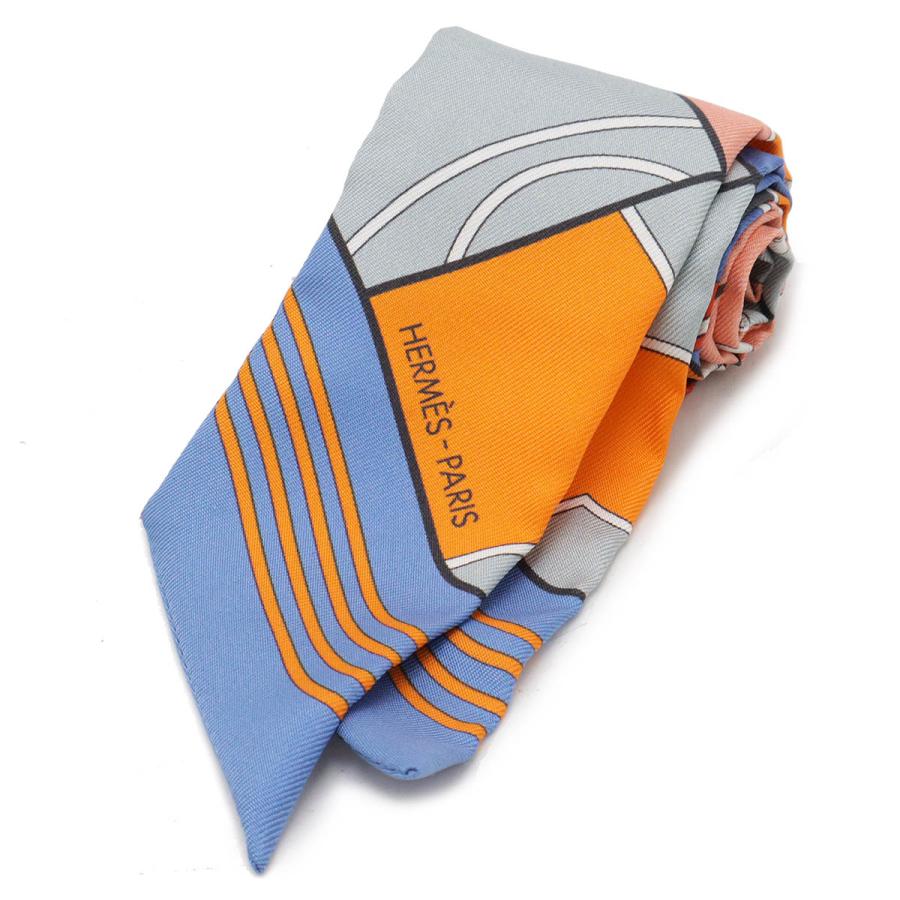 HERMES エルメス TWELL ツイリー ツイル トゥイリー スカーフ HERMES SPORT エルメススポーツ シルク100% ピンク ブルー マルチカラー | HERMES