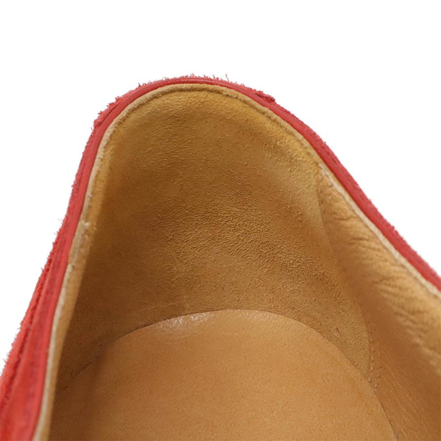 HERMES エルメス レースアップシューズ ドレスシューズ メンズ スエード レッド 赤 #40 日本サイズ25cm | HERMES | 05