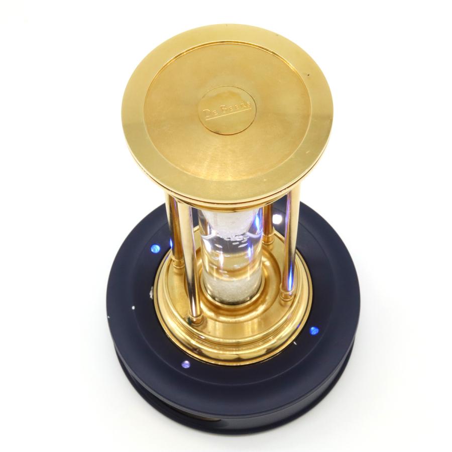 DEBEERS デビアス ダイヤモンド アワーグラス 砂時計 置時計 オブジェ 置物 インテリア 日本限定2000個 | DE BEERS | 01