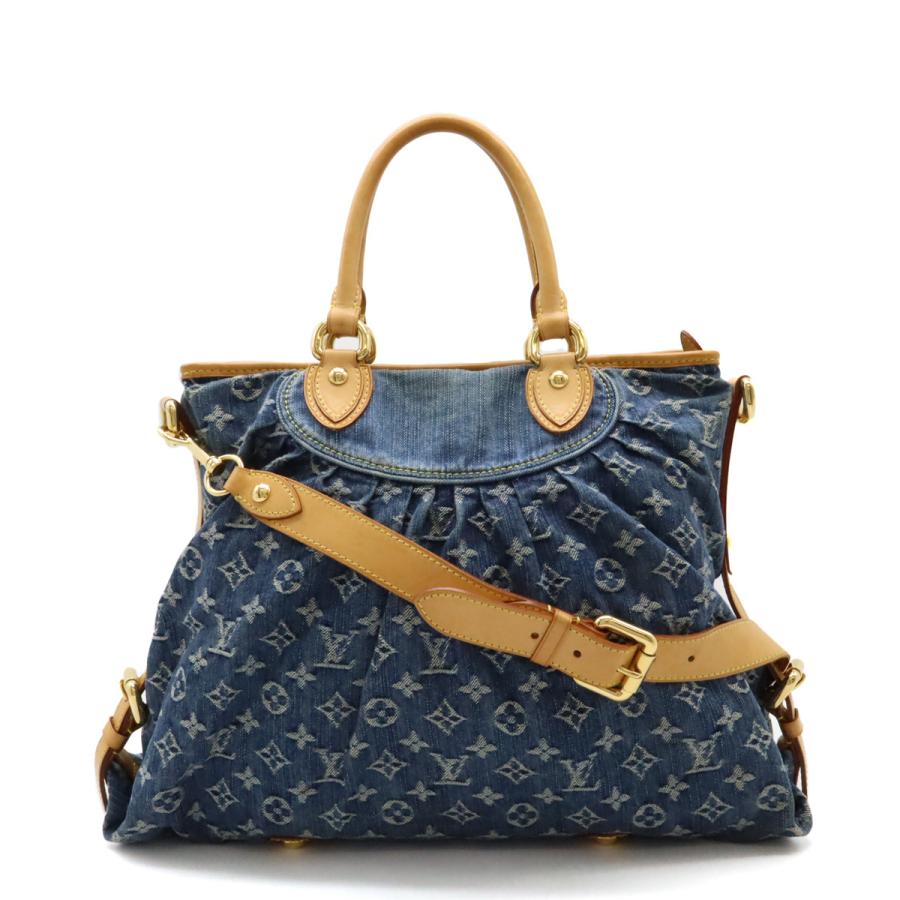 saya★ 美品★LV ネオカヴィ GM モノグラム・デニム ショルダー LOUIS VUITTON ルイヴィトン ネオガヴィGM モノグラムデニム