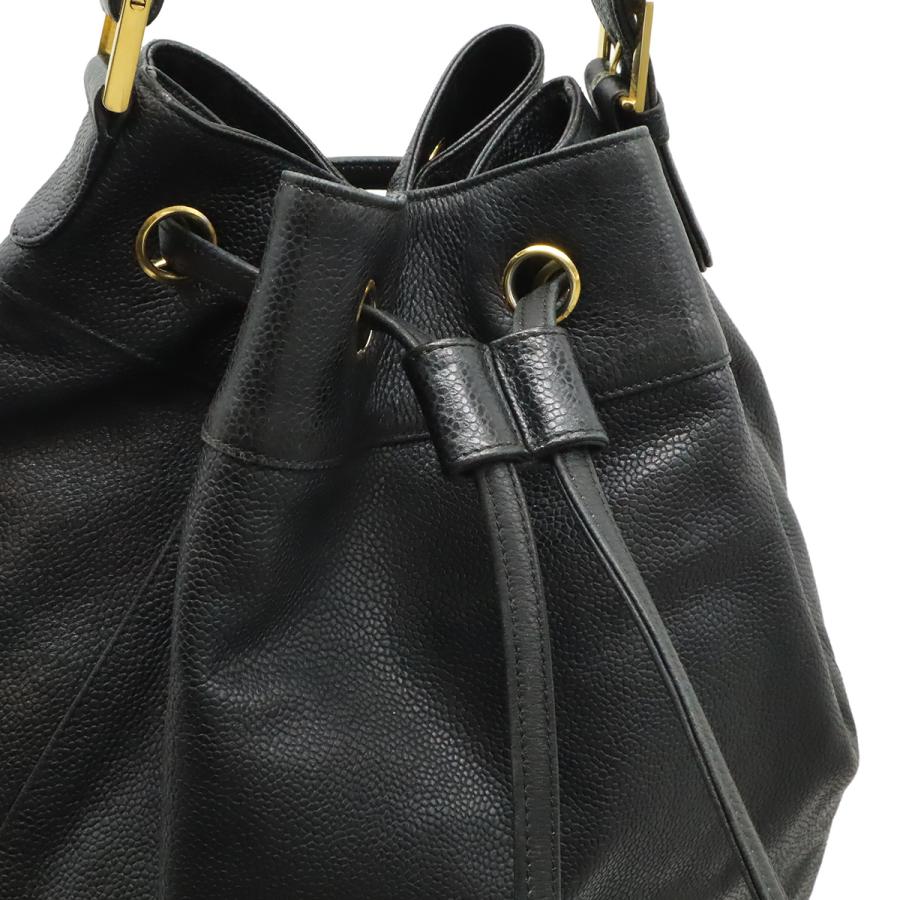 CHANEL シャネル ココマーク リュックサック ショルダーバッグ ワンショルダー 2WAY トートバッグ 巾着 ブラック 黒 ゴールド金具 | CHANEL | 03